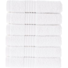 Maura Home Tomurcuk %100 Pamuk 6'lı Mutfak Havlusu | 30x50 Cm | Beyaz