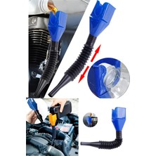 Omilife Katlanabilir Huni 2 Adet Araç Yağ Benzin Doldurma Hunisi Oto Yakıt Dökme Aparatı Seti