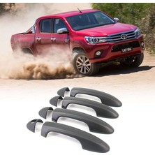 Toyota Hilux Uyumlu 2016 Sonrası Kapı Kolu Abs(Plastik) Siyah