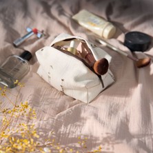 Mauro Home Makyaj Çantası Düzenleyici Seyahat Tipi Çanta Organizer Natural | Ekru