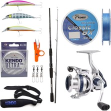 Yek Outdoor Yekoutdoor Spin Olta Seti Okuma Wave Power 2,74 cm 7-30 gr 2 Parça Spin Kamışı&okuma ARIA-C4000A Olta Makinesi