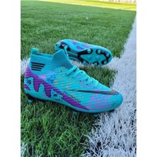 Laliga 565 Turkuaz-Mor Erkek Krampon Ayakkabı