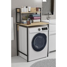 L'occi Concept Ludlow Çamaşır Makinesi Üstü Düzenleyici Banyo Rafı Banyo Organizer Raflı Çamaşır Makinası Düzenleyici LU03-SM