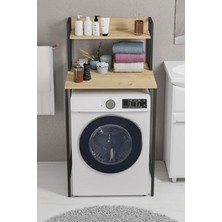 L'occi Concept Ludlow Çamaşır Makinesi Üstü Düzenleyici Banyo Rafı Banyo Organizer Raflı Çamaşır Makinası Düzenleyici LU03-SM