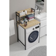 L'occi Concept Ludlow Çamaşır Makinesi Üstü Düzenleyici Banyo Rafı Banyo Organizer Raflı Çamaşır Makinası Düzenleyici LU03-SM