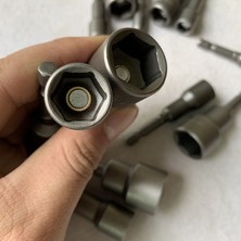 jingliang Shop B 19MM Tarzı 65MM Uzunluk Elektrik Gücü Manyetik Tornavida Somun Sürücü Seti Hex Shank Metrik Anahtar Soket Bit Crv (Yurt Dışından)