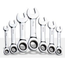jingliang Shop B 8mm Tarzı Ters Çevrilebilir Kombine Kısa Anahtar Ratchet Soket Anahtarı Somun Onarım  (Yurt Dışından)