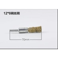 jingliang Shop B Çelik Tel 12X6MM Başlık: 6mm Çaplı Kolu Olan Pas Çıkartma Deburring Elektrikli Taşlama Tekerleği Paslanmaz Çelik Tel Fırça Dosyası NO.C0217 (Yurt Dışından)