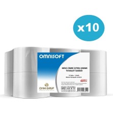 Omnisoft 10 Koli Mini Cimri Içten Çekmeli Tuvalet Kağıdı 30 kg 120 Rulo