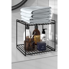 L'occi Concept Ludlow 2 Raflı Mutfak Rafı Tabak Rafı Banyo Rafı Mutfak Düzenleyici Banyo Düzenleyici Organizer LU03-M