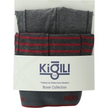 2'li Desenli Pamuklu Boxer Seti