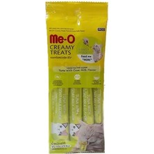 Me-O Creamy Ton Balıklı ve Keçi Sütlü Kedi Ödül Maması 4x15 gr