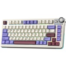 Aula AU75 3 Modlu Rgb Hot Swap Mekanik Tkl Seiya Switch Kablosuz Makrolu Klavye Bej