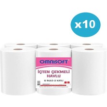 Omnisoft 10 Koli Içten Çekmeli Kağıt Havlu 60 Rulo