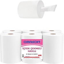 Omnisoft 10 Koli Içten Çekmeli Kağıt Havlu 60 Rulo