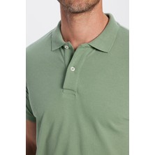 Tudors Erkek Slim Fit Dar Kesim Pamuklu Yumuşak Dokulu Serin Tutan Kumaş Düz Pike Polo Yaka Tişört