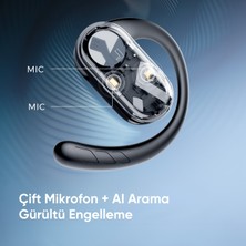 Soundpeats Breezy TWS Bluetooth 5.4 Kablosuz Kulaklık - Kulakdışı Sporcu Kulaklığı - Çift Cihaz Destekli (Resmi Distribütör Garantili)