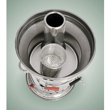 12 Litre Çift Musluklu Paslanmaz Krom Semaver