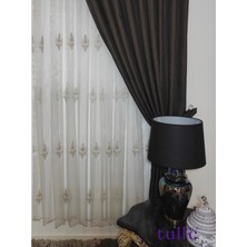 Ahenk Etek Serpme Nakış Tül