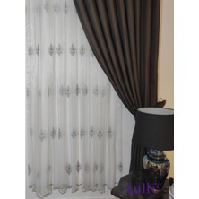 Ahenk Etek Serpme Nakış Tül