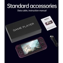 Hd Ekranlı 3D 20000 Oyunlu Joysticek RG50X Oyun Retro Taşınabilir Oyun Konsolu 64 GB Hediye