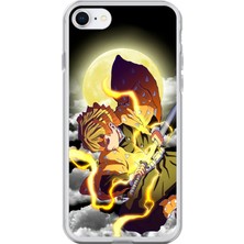Dali Design Apple iPhone 6s Plus Uyumlu Şeffaf Kılıf Demon Slayer Tasarımlı 2