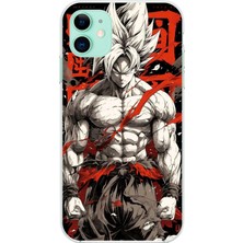 Dali Design Apple iPhone 11 Uyumlu Şeffaf Kılıf Dragon Ball-Z Tasarımlı 1