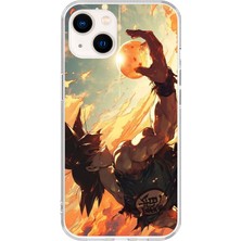Dali Design Apple iPhone 14 Plus Uyumlu Şeffaf Kılıf Dragon Ball-Z Tasarımlı 3
