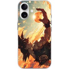 Dali Design Apple iPhone 16 Uyumlu Şeffaf Kılıf Dragon Ball-Z Tasarımlı 3