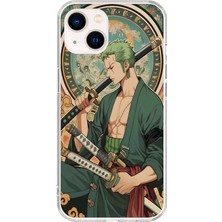 Dali Design Apple iPhone 15 Uyumlu Şeffaf Kılıf One Piece Tasarımlı 3