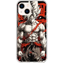 Dali Design Apple iPhone 13 Mini Uyumlu Şeffaf Kılıf Dragon Ball-Z Tasarımlı 1