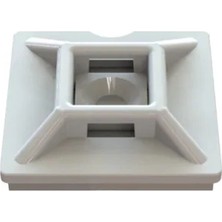 Mutlusan 28X28 Yapışkanlı Kroşe Beyaz 100 Adet Paket