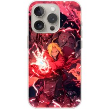 Dali Design Apple iPhone 12 Pro Uyumlu Şeffaf Kılıf Fullmetal Alchemist Tasarımlı 1