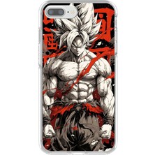 Dali Design Apple iPhone 7 Plus Uyumlu Şeffaf Kılıf Dragon Ball-Z Tasarımlı 1