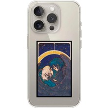 Dali Design Apple iPhone 13 Pro Uyumlu Şeffaf Kılıf Howls Moving Castle Tasarımlı 3