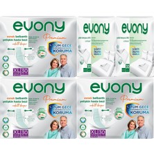 Evony Premium Hasta Bezi Yetişkin Bel Bantlı Tekstil Yüzey Xl 90 Adet + Yatak Koruyucu Örtü 60 Adet