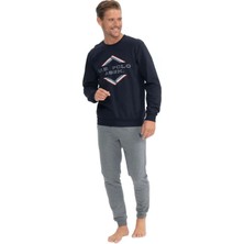 U.s. Polo Assn. Erkek Uzun Kollu Yuvarlak Yaka Eşofman Pijama Takımı S25818