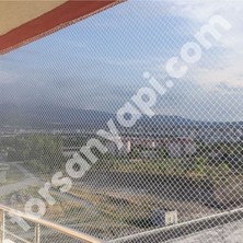 Kuş Ağı – 2 cm Gözli – Kuş Filesi – 1,5 mm Ip – Beyaz Renk – Balkon Filesi - 2.5 Metre x 2 Metre