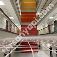 Torsan İnşaat Güvenlik Filesi – 10 cm Göz – 6 mm İp – Balkon Filesi – İnşaat Filesi - 2.5 Metre x 4 Metre