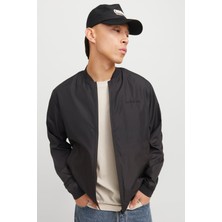 Jack & Jones Erkek Jjzack Bomber Ceket 12269097 Siyah