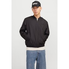 Jack & Jones Erkek Jjzack Bomber Ceket 12269097 Siyah