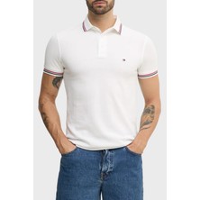 Tommy Hilfiger Pamuklu Slim Fit Polo Yaka T Shirt Erkek Polo Yaka T Shirt MW0MW37346