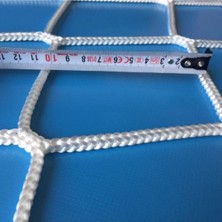Torsan İnşaat Güvenlik Filesi – 10 cm Göz – 6 mm İp – Balkon Filesi – İnşaat Filesi - 2.5 Metre x 21 Metre
