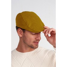 Külah Erkek Yün Flat Cap Kasket Peaky Blinders Şapka