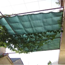 Torsan Teras Gölgelik – Yüzde 75 LİK – Yeşil – Şeritli Halkalı - 5 Metre x 60 Metre