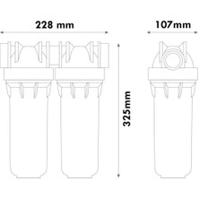 RO - Star Atlas 2li Boş Housing Dp 10 Duo 3/4” Ot Ts