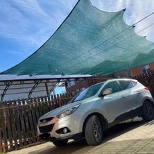 Torsan Araç Gölgelik – Yüzde 75 LİK – Yeşil – Şeritli Halkalı - 2 Metre x 20 Metre