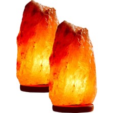 Zencefil Organik 2 Adet Himalaya Tuz Lambası 4-6 kg | Kaya Tuzu Lambası Himalaya Tuzu Lamba