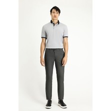 Kiğılı Regular Fit Standart Kesim Beli Lastikli İpli Likralı Pantolon
