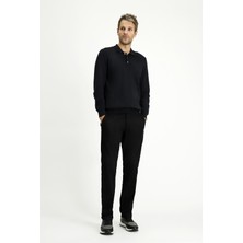 Kiğılı Regular Fit Standart Kesim Desenli Likralı Kanvas / Chino Pantolon
